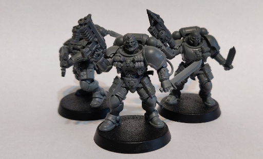 Assembled three of the minis